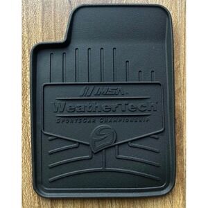 IMSA WeatherTech Sportscar Championship NonSlip Rubber Coaster Mats Black 4 pack